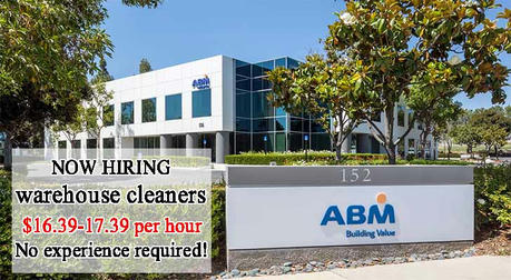Warehouse Cleaner Jobs 2025 – Full-Time Roles Paying $16.39–$17.39/Hour with Benefits